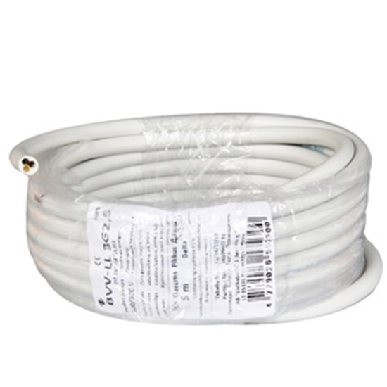 Picture of Kabelis 3x2.5 OMY balts 5m