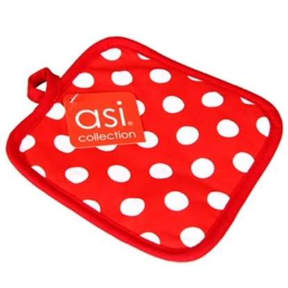 Attēls no Karstumizturīgs paliktnis sarkans ar punkt.