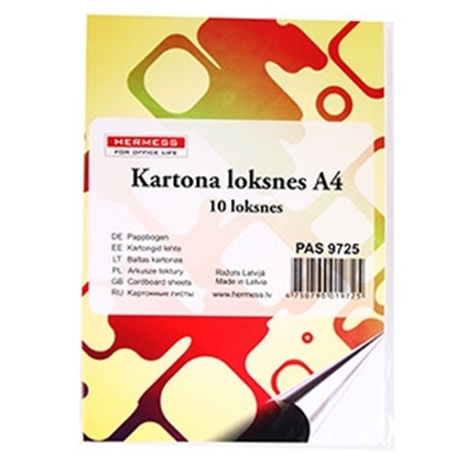 Picture of Kartons A4 balts, 10 loksnes