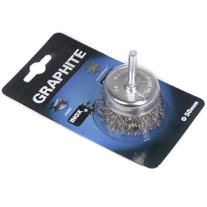 Изображение Koniskā birste D50mm tēr., gofr.ar turēt.