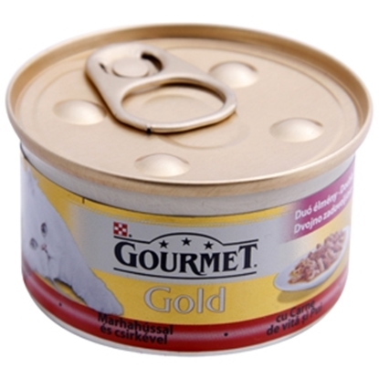 Attēls no Konservi kaķiem Gourmet Gold 85g l/lop.,vist