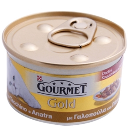 Picture of Konservi kaķiem Gourmet Gold 85g tītars,pīle