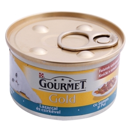 Изображение Konservi kaķiem Gourmet Gold lasis,vista 85g