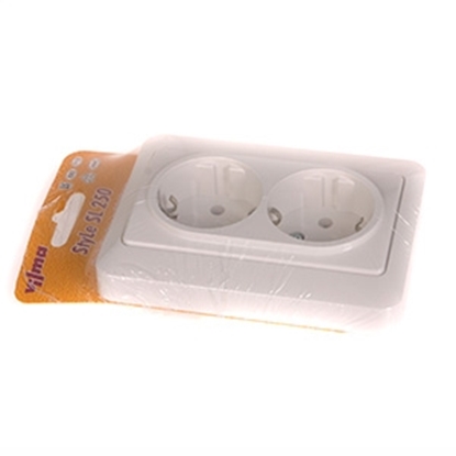 Attēls no Kont.rozete 2-viet. a/z SL250 balts