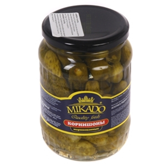 Picture of Gurķi marinēti  3-6cm Mikado 720ml