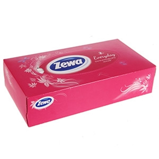 Изображение Kosm.salvetes Zewa Everyday 100gab.kārbā
