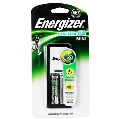 Attēls no Lādētājs Energizer Mini EU + 2xAA 2000mAh