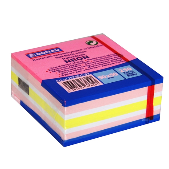 Изображение Līmlapiņas Donau 50x50 neonrozā