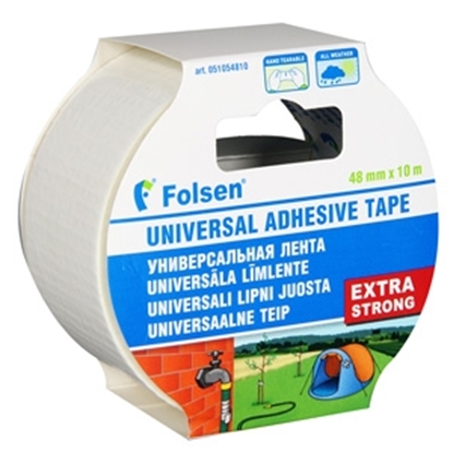 Attēls no Līmlente auduma 48mmx10m balta