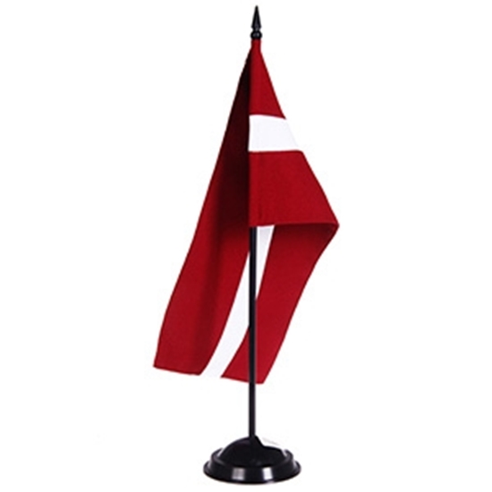 Picture of LR karodziņš galda ar statīvu