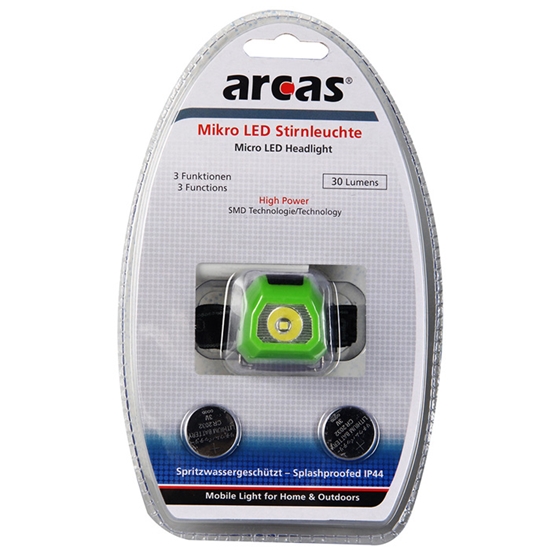 Изображение Lukturis Arcas galvas CR2032