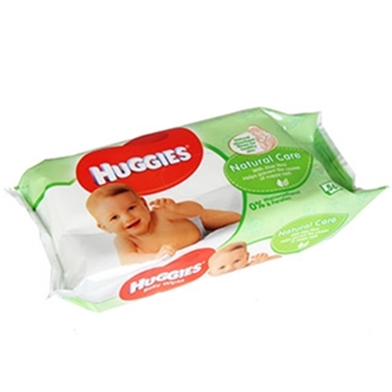 Picture of Mitrās salvetes Huggies Natural Care AloeVera 56gab.