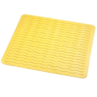 Picture of Paklājs dušas pretslīdes 54x54 cm Playa neon-dzeltens