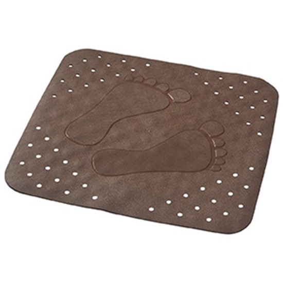 Picture of Paklājs dušas pretslīdes 54x54 cm Plattfuß brūns