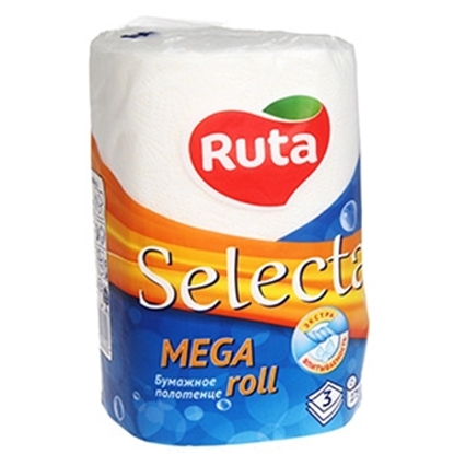 Изображение Papīra dvieļi Ruta Selecta Mega roll 1gab.