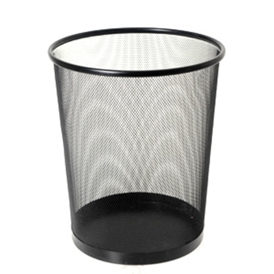 Picture of Papīrgrozs Q-Connect metāla melns 15l