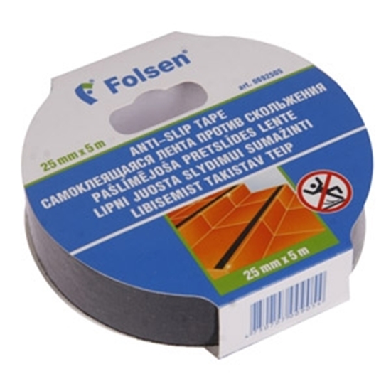 Picture of Pašlīmējoša pretslīdes lente 25mm x 5m, melna