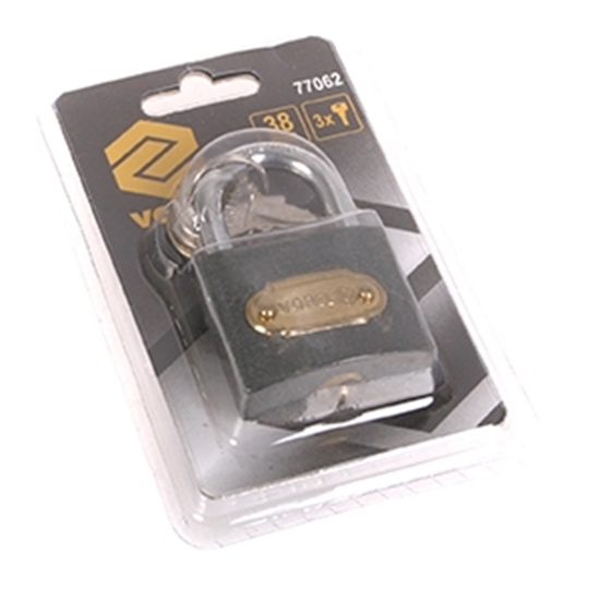 Picture of Piekaramā slēdzene 40mm 3 atslēgas