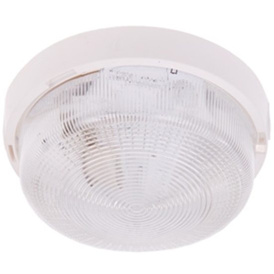 Picture of Pl.lampa RONDO 100W E27 IP44 balta