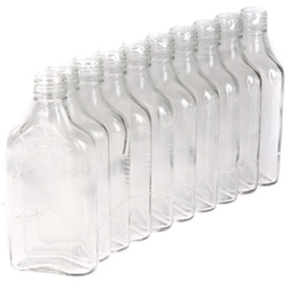 Picture of Pudele stikla BLAŠĶE ar vītni 200ml 8gab