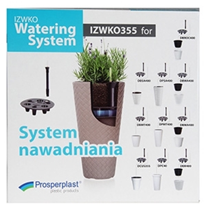 Attēls no Puķu poda pamatne ar ūdens līmeņrādi h27.7cm