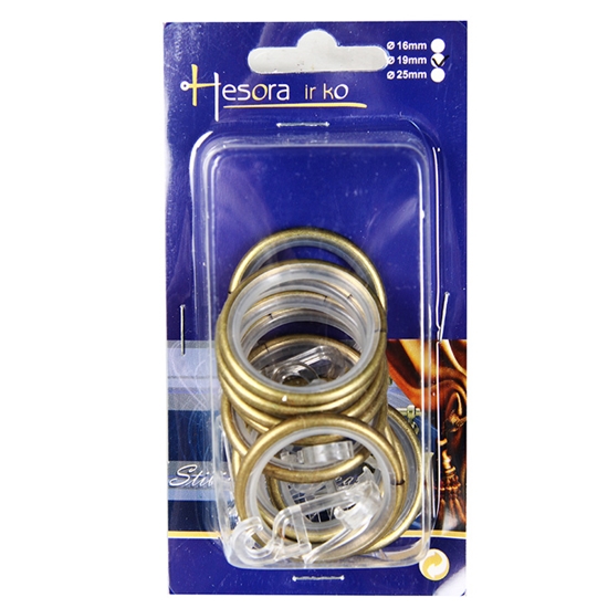 Picture of Riņķi Modern 19mm 10gab.zelta