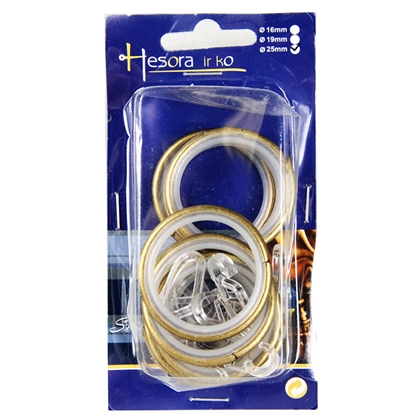 Picture of Riņķi Modern 25mm 10gab.zelta