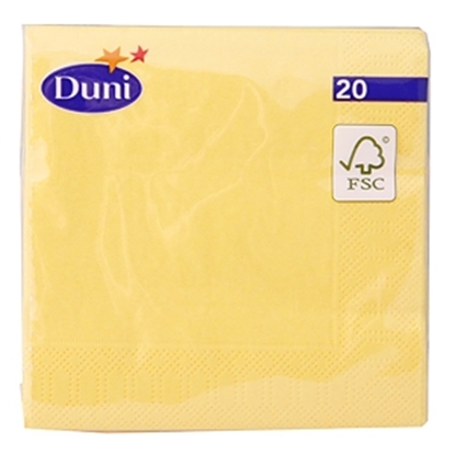 Attēls no Salvetes 24cm dzeltenas