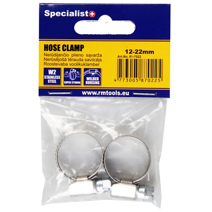 Attēls no Savilcējs 12-22mm ner.tērauda 2gab