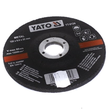 Attēls no Slīpdisks d125x6.0x22mm met.