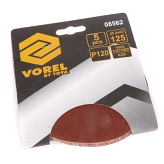 Picture of Slīpripu komplekts D125mm P120, 5gab.