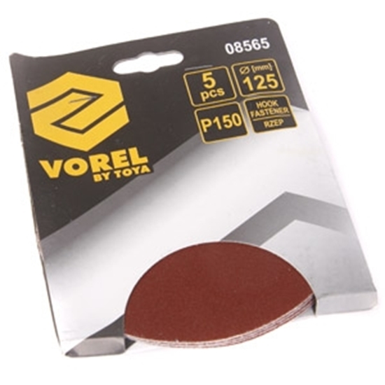 Picture of Slīpripu komplekts D125mm P150, 5gab.