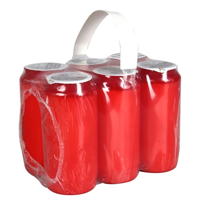 Picture of Svece āra laternām POLAR eļļas 96h 6gab.sarkana plastm.