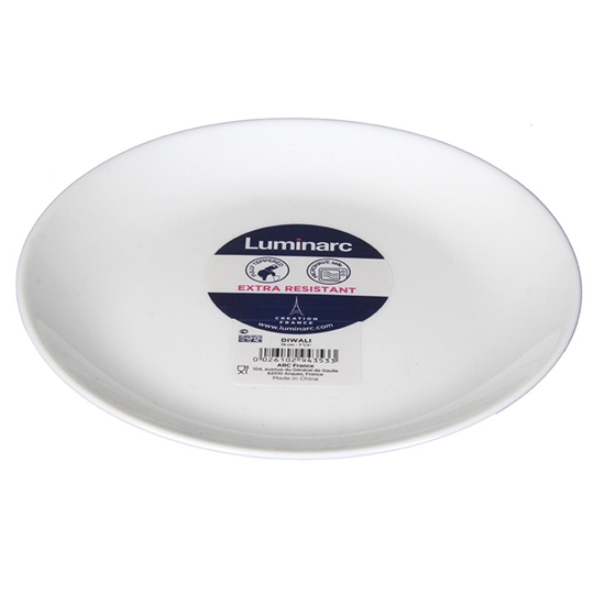 Изображение Šķīvis deserta Luminarc Diwali balts d19cm