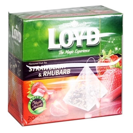 Picture of Tēja Loyd Pyramids ar zemeņu un rabarberu gar.40g