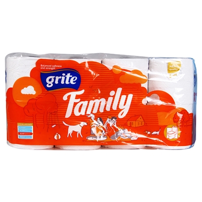 Picture of Tual.papīrs Grite Family 3-kārt.8ruļļi