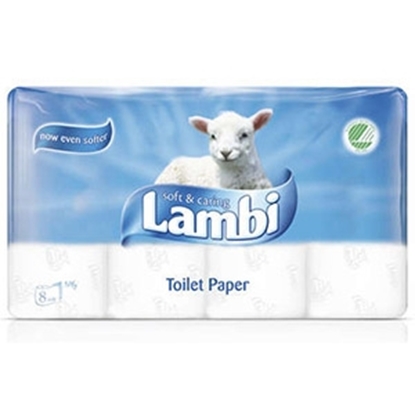 Picture of Tual.papīrs Lambi balts 8 ruļļi 3-kārt.