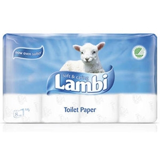 Picture of Tual.papīrs Lambi balts 8 ruļļi 3-kārt.