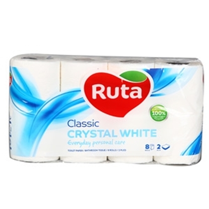 Attēls no Tual.papīrs Ruta Classic 6+2ruļļi, balts