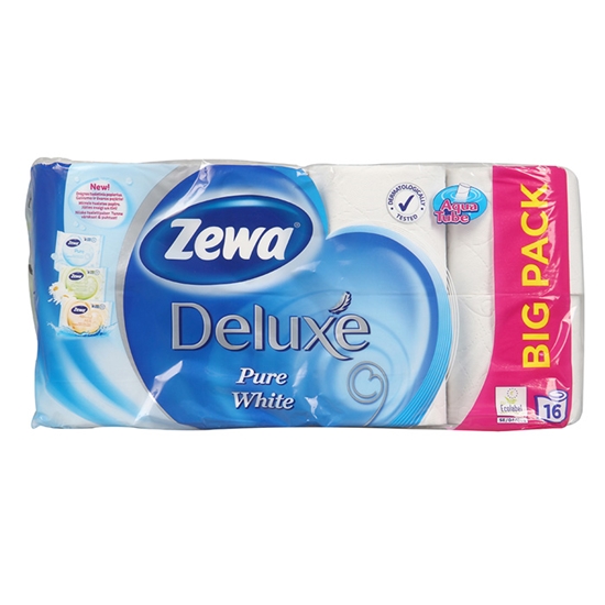 Picture of Tual.papīrs Zewa Deluxe Pure white 3-kārt.16 ruļļi