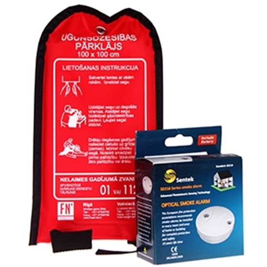 Picture of Ugunsdzēsības kompl. mājai (dūmu det. + pārkl.)