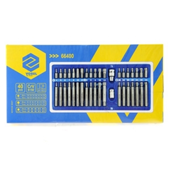 Picture of Uzgaļu HEX,TORX,SPLINE komplekts 40gab