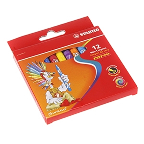 Picture of Vaska krītiņi STABILO YIPPY-WAX 12gab.