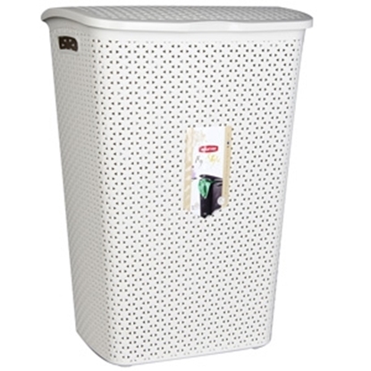 Picture of Veļas grozs My Style 55l krēmkrāsas