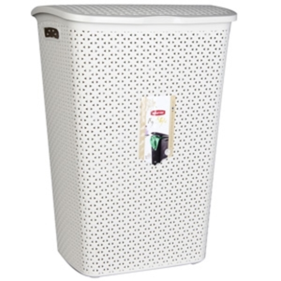 Picture of Veļas grozs My Style 55l krēmkrāsas