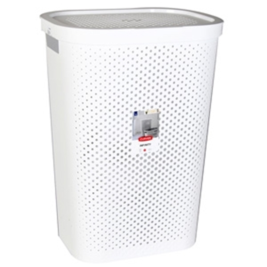 Picture of Veļas kaste Infinity 59l 44x35x60cm balta