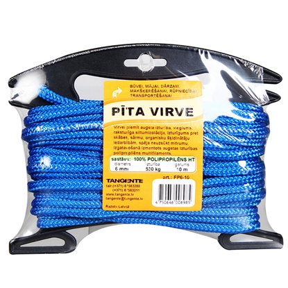 Picture of Virve PP pīta d6mm 10m ar turētāju, krāsaina