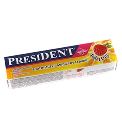 Attēls no Zobu pasta President  Baby 0-3gadi 30ml
