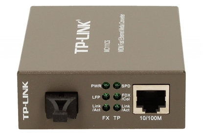 Picture of TP-LINK MC111CS network media converter 100 Mbit/s Single-mode Black