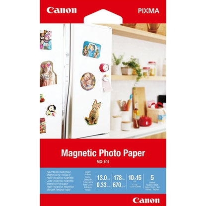 Picture of Canon MG-101 10x15 cm Magnetic Photo Paper 5 Sheets